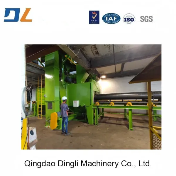 Custom Factory Pirce Steel Pipe Inner/Outer Wall Shot Surface Blasting Machine