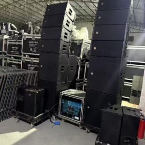 Quality Professional Line Array Speaker Omnidirectional Space Efficiency Line Array System for sale