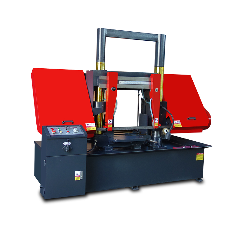 Double Column Automatic Steel Cutting Band Saw Machine  5.5kw Motor Power