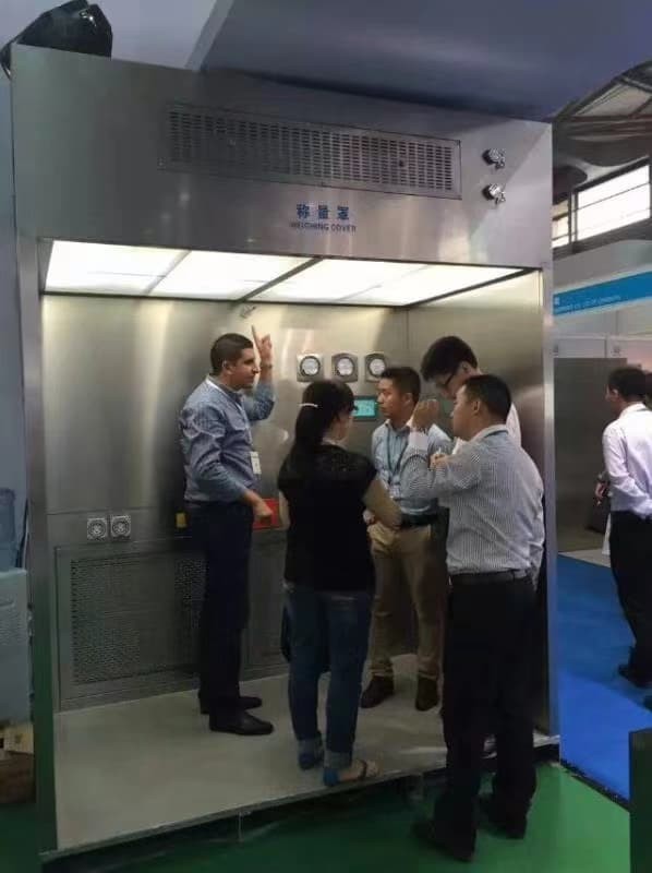 GMP Negative Pressure Weighing Booth | H14 HEPA Filtration | Dust Containment System