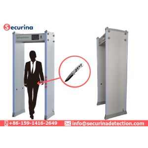 Walk Through Magnetometer Metal Detector Gate Security Check With 6 LED Display