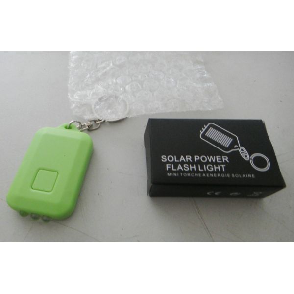 Solar Toy Keychain Novelty & Gag Toys 2023 Solar Keychain Light Solar Key Chain With Three Led Light