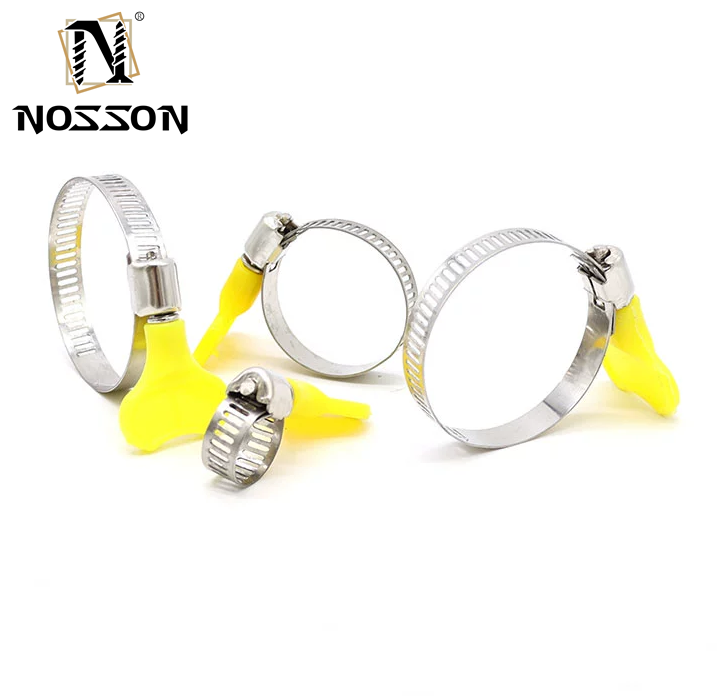 Customized Germany Type Stainless Steel Quick Release Telescopic Tube C Type Pipe Hose Clips Clamps with Thumb Screw/Handle