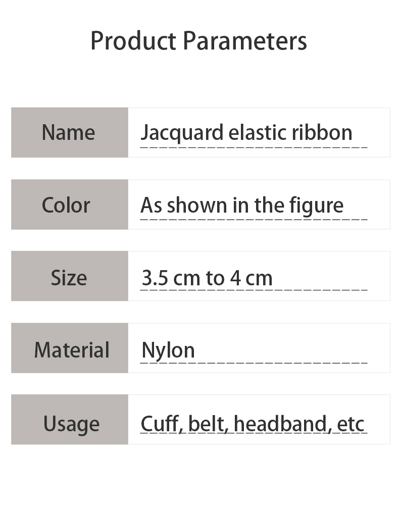1.5 Inch Wholesale Price Custom Men Underwear Jacquard Elastic Band Nylon Webbing Waistband For Clothing
