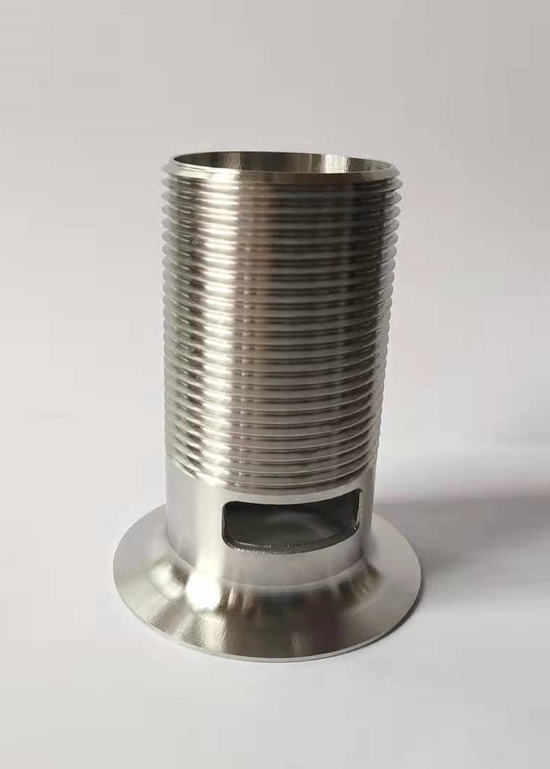 Buy cheap 63mm Diameter CNC Machining Parts M16 Threaded Tube No Burs from wholesalers