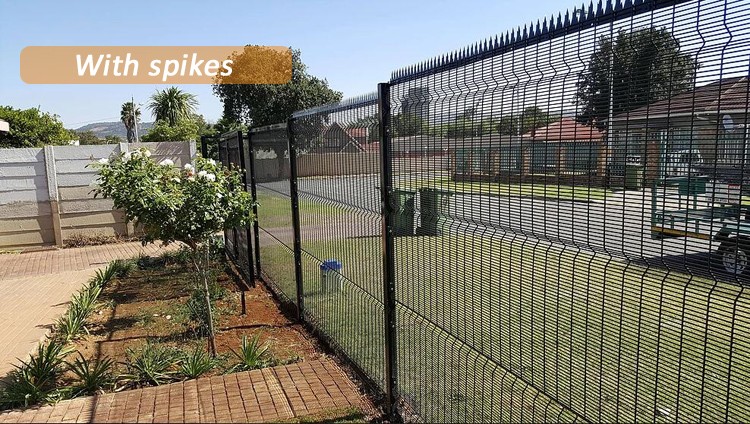 Anti Climb Security Fence / ClearVu Security Fence For House Garden Prison Airport