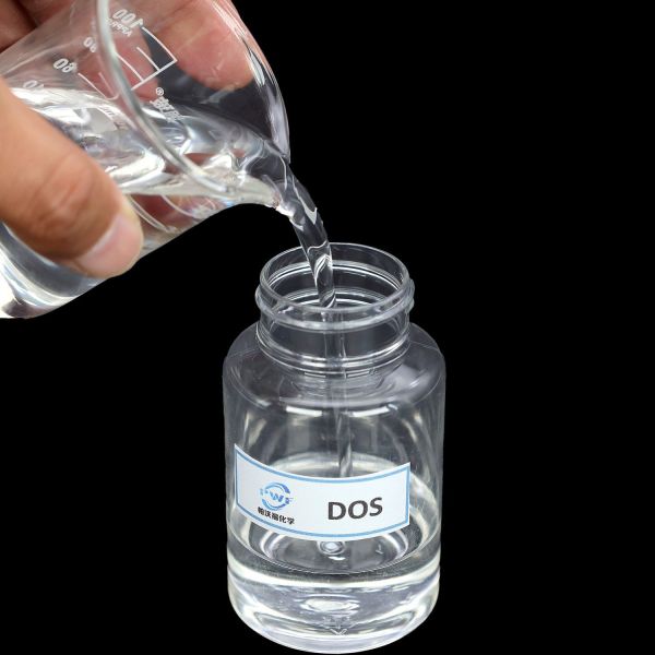 99.5% Pure DOS Plasticizer Dioctyl Sebacate Low Temperature For Wire And Cable