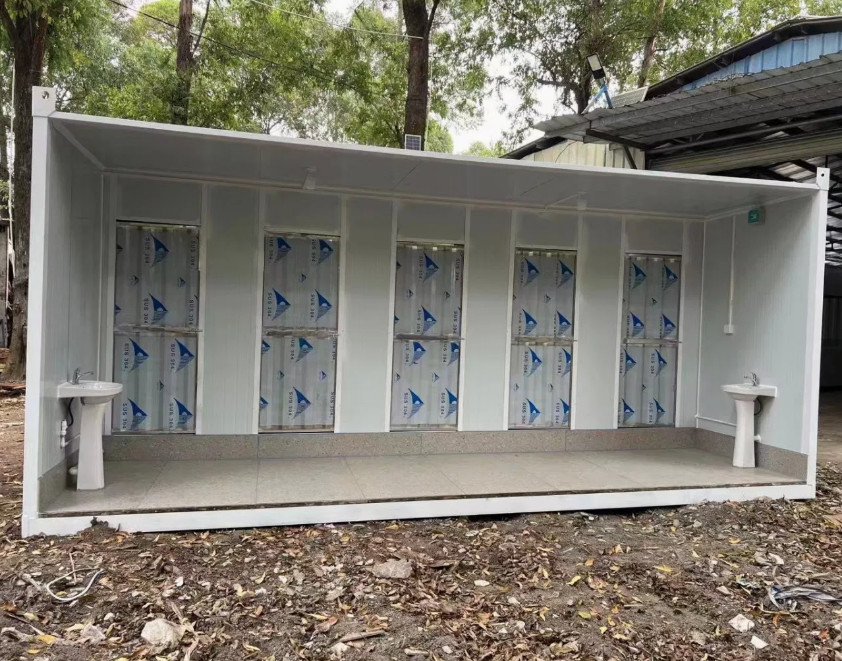 Containerized Emergency Sanitary Container Removable Toilet Anti Corrosion