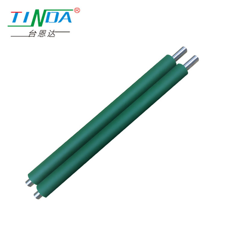 Plastic And Textile Industrial Rubber Roller Anti Static Rubber Roller Customized