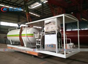 China NNPC 5MT 10000L LPG Gas Storage Tanker With Cylinder Filling Dispenser on sale