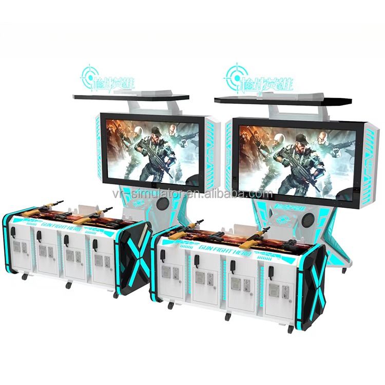 4 Players 65lcd Simulator Shooting Game Machine Exclusive Version Coin Operated