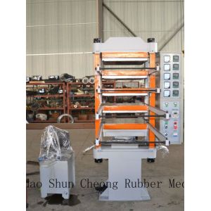 Rubber Floor Tile Vulcanizing / Vulcanizer / Curing / Compression Moulding Press