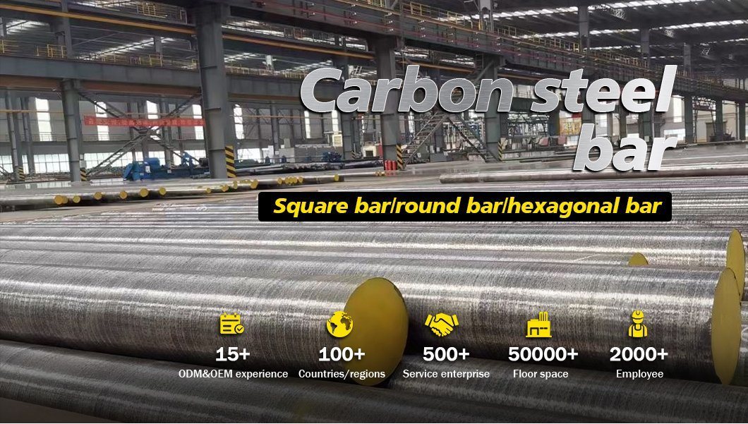AISI ASTM 1018 1020 1045 1040 1025 1065 4140 4130 C45 Ss400 A36 Flat Square Carbon Steel Round Rod Bar Carbon Steel Round Bar