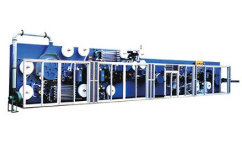 High Speed Full Servo Disposable Baby Diaper Manufacturing Machine I Shaped