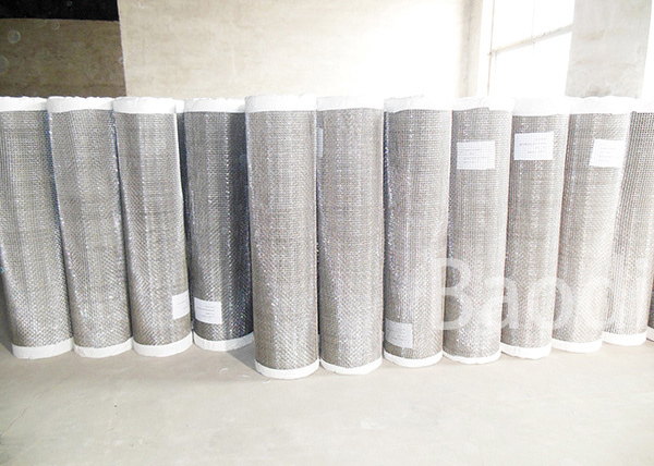 Square Aluminum Crimped Wire Mesh 1 / 2" X 0.063" For Architecture / Construction