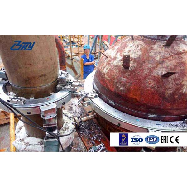 Portable Powerful Clamshell Pipe Cutting Machine with Pneumatic Quick Installation On Site
