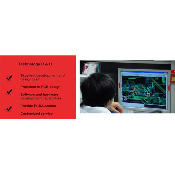 Green Through Hole PCB Assembly , Electronic Circuit Board Assembly