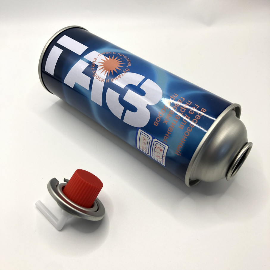 Stainless Steel Spring Butane Gas Valve Featuring Burna Outer Gasket