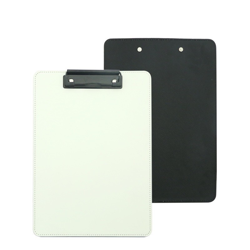 Sublimation Folders File Clipboard Blank Custom Logo A4 A5 PU Leather Sublimation Clipboards