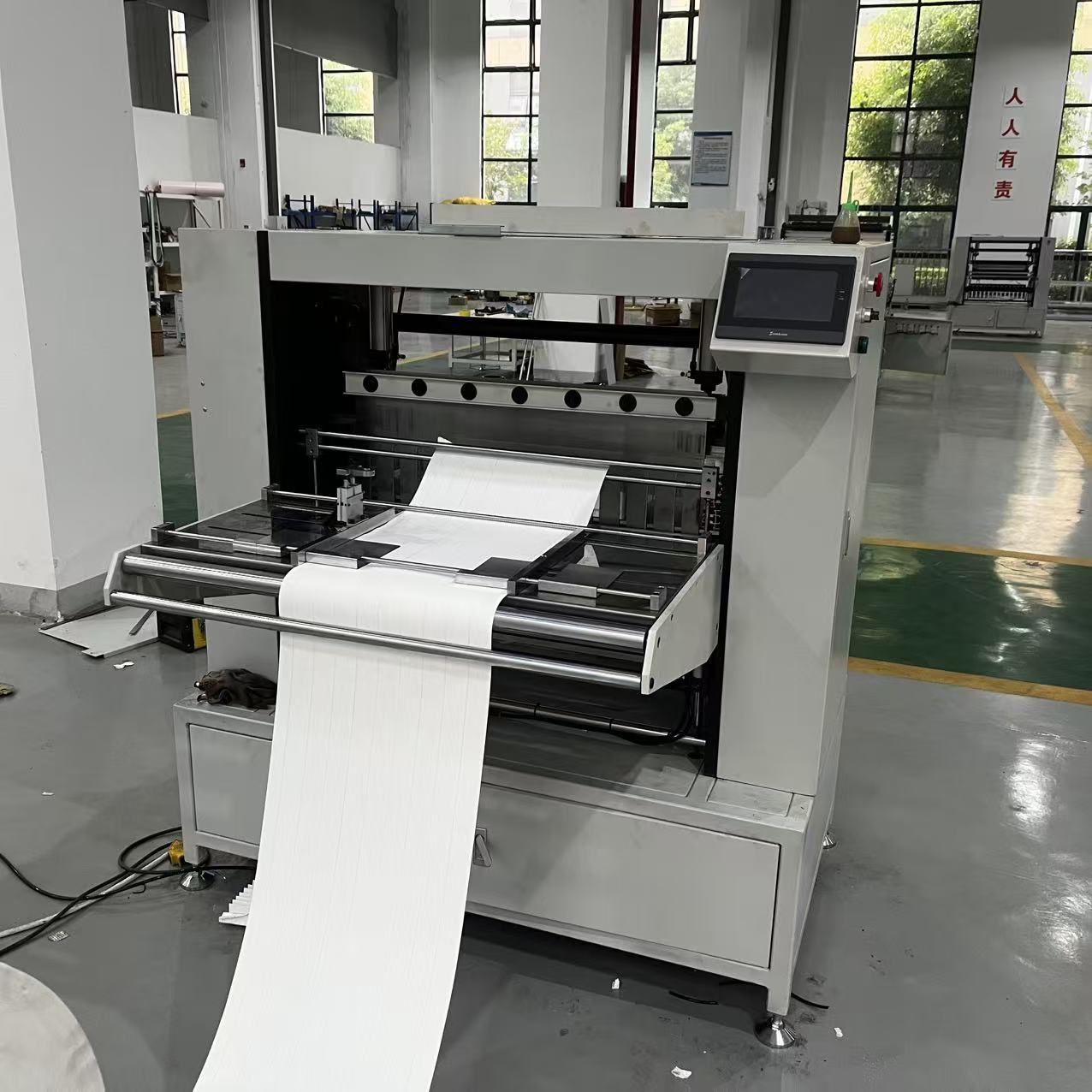 Quality Full Automation Knife Paper Pleating Machine Adjustable Speed for sale