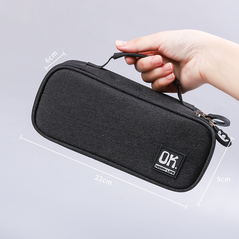 Multifunctional Storage Pencil Case Fashion Canvas Stationery Bag for Schools Offices