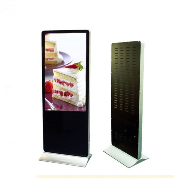 Indoor Floor Stand Subway Digital Advertising Display LED Backlight