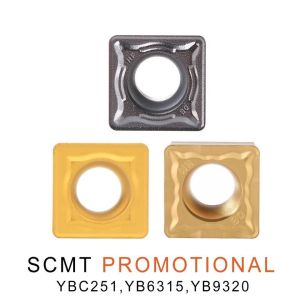 Quality Cnc Turning Tungsten Carbide Lathe Tool Inserts Yellow SCMT120408 for sale