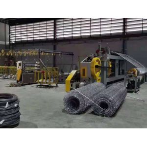Quality 100x120mm Hexagonal Wire Netting Machine / Galvanized Gabion Making Machine for sale