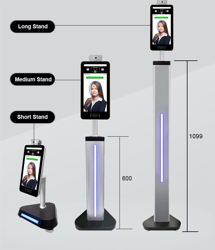 LINUX Face Recognition Biometric System 800x1280 DC12V 2A ISO9001