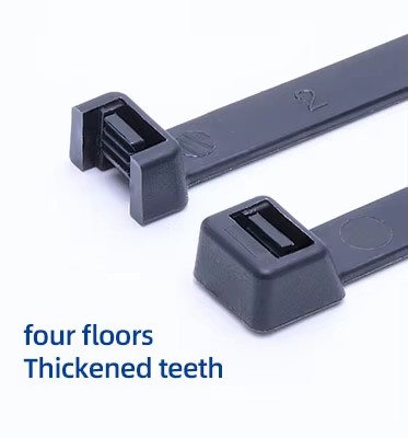 4.8x200mm Reusable Nylon Cable Tie Wrap Black Self-Locking Plastic Wire Binding Straps 100mm Zip Ties"