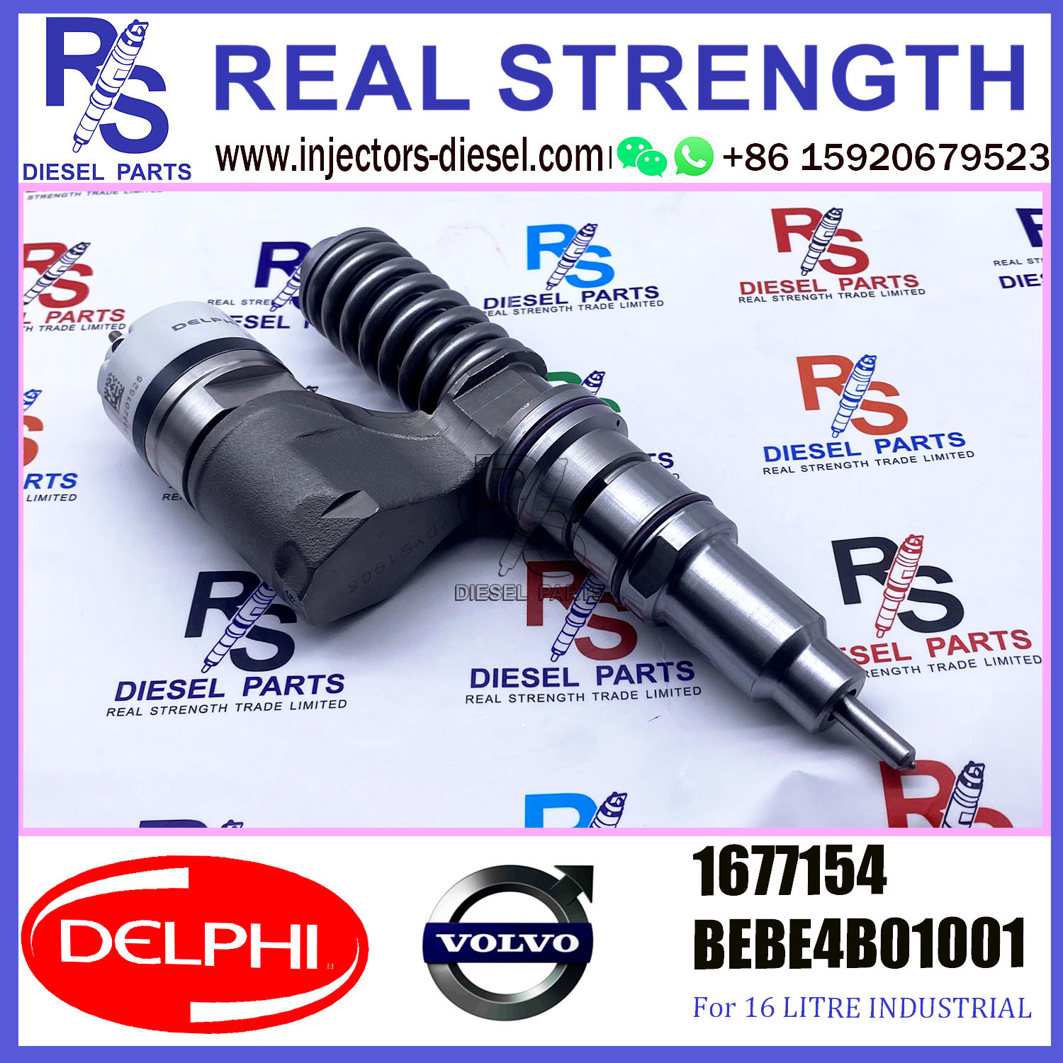 1677154 DELPHI Fuel injection BEBE4C01001 A0 For D12 3045 EURO SPEC