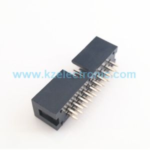 China Double row 2.54mm pitch box header 2*10 pins male header on sale