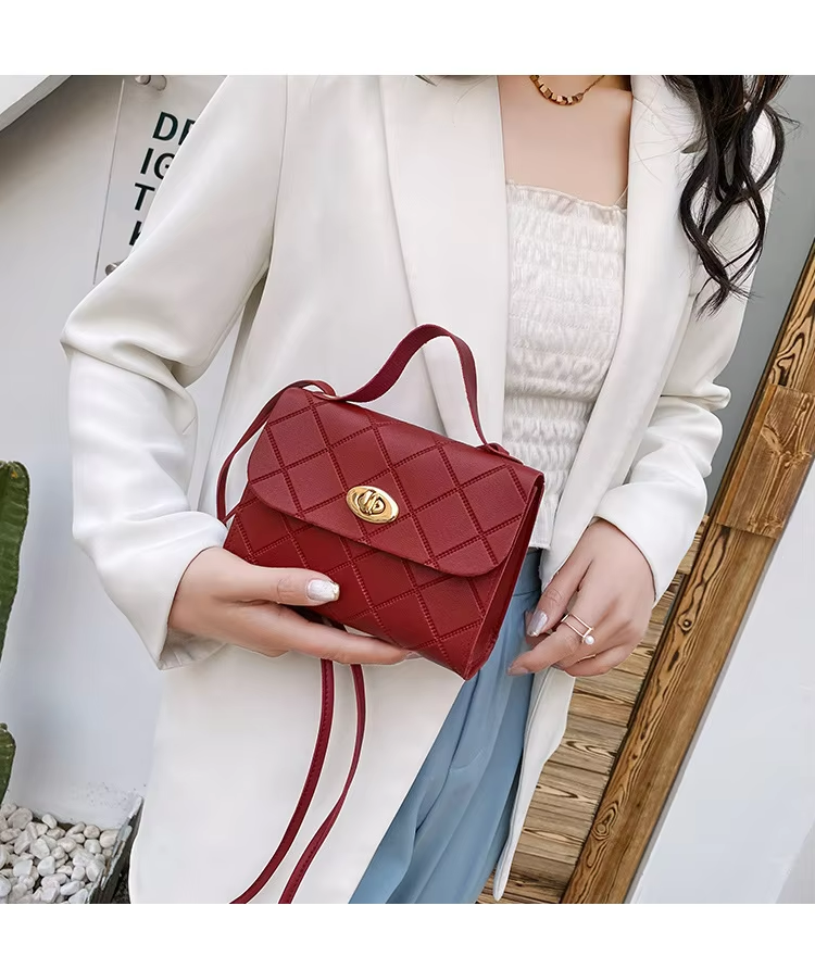 GHJ-28 Luxury Single Shoulder Handbags For Women PU Leather Suitable For All Seasons