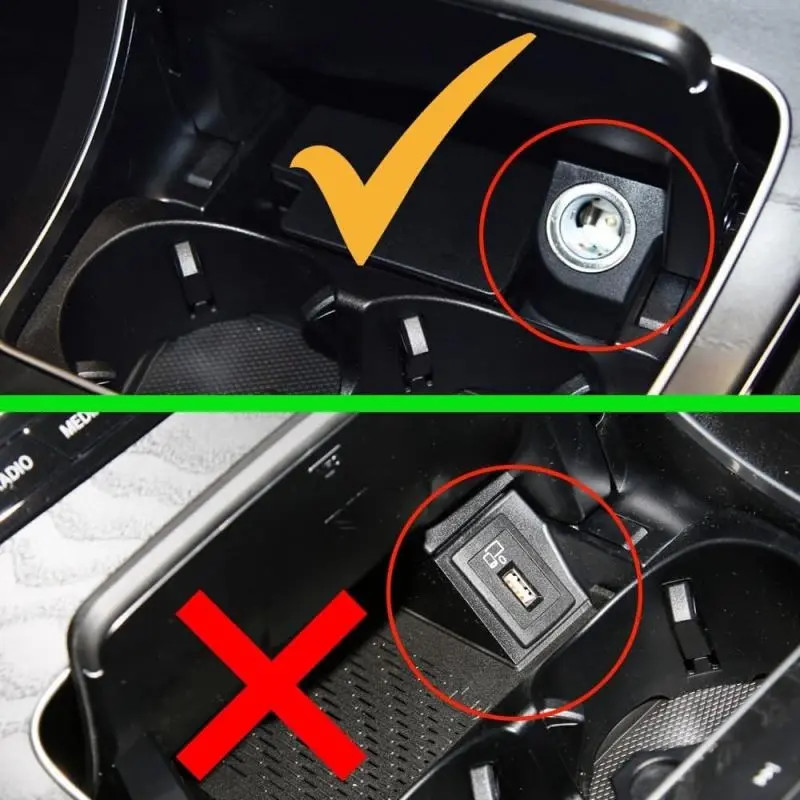 C-Class Car Wireless Charger Qi Charging Pad For Mercedes-Benz