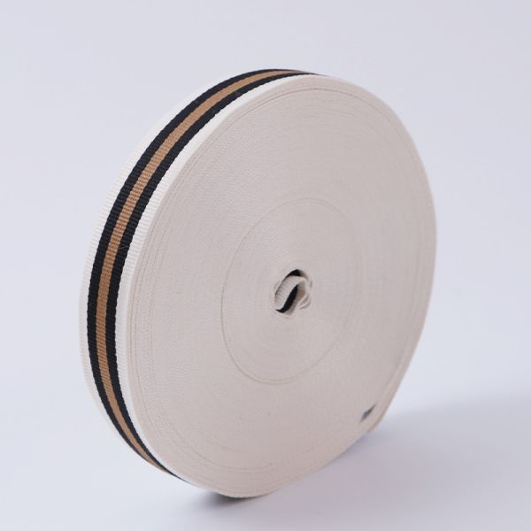 Thin Striped Soft Webbing Custom Color Polyester Tape For Cloth In Any Color