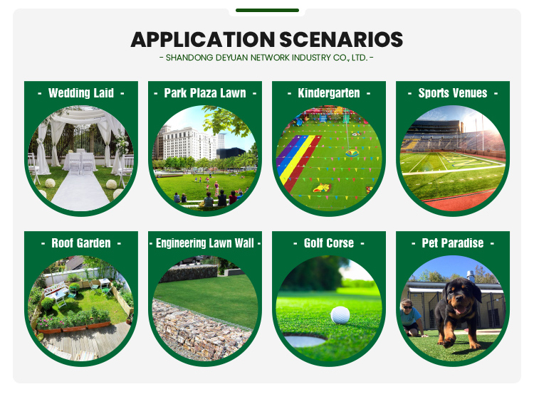 Professional synthetic garden turf outdoors grass carpet realistic artificial green turf