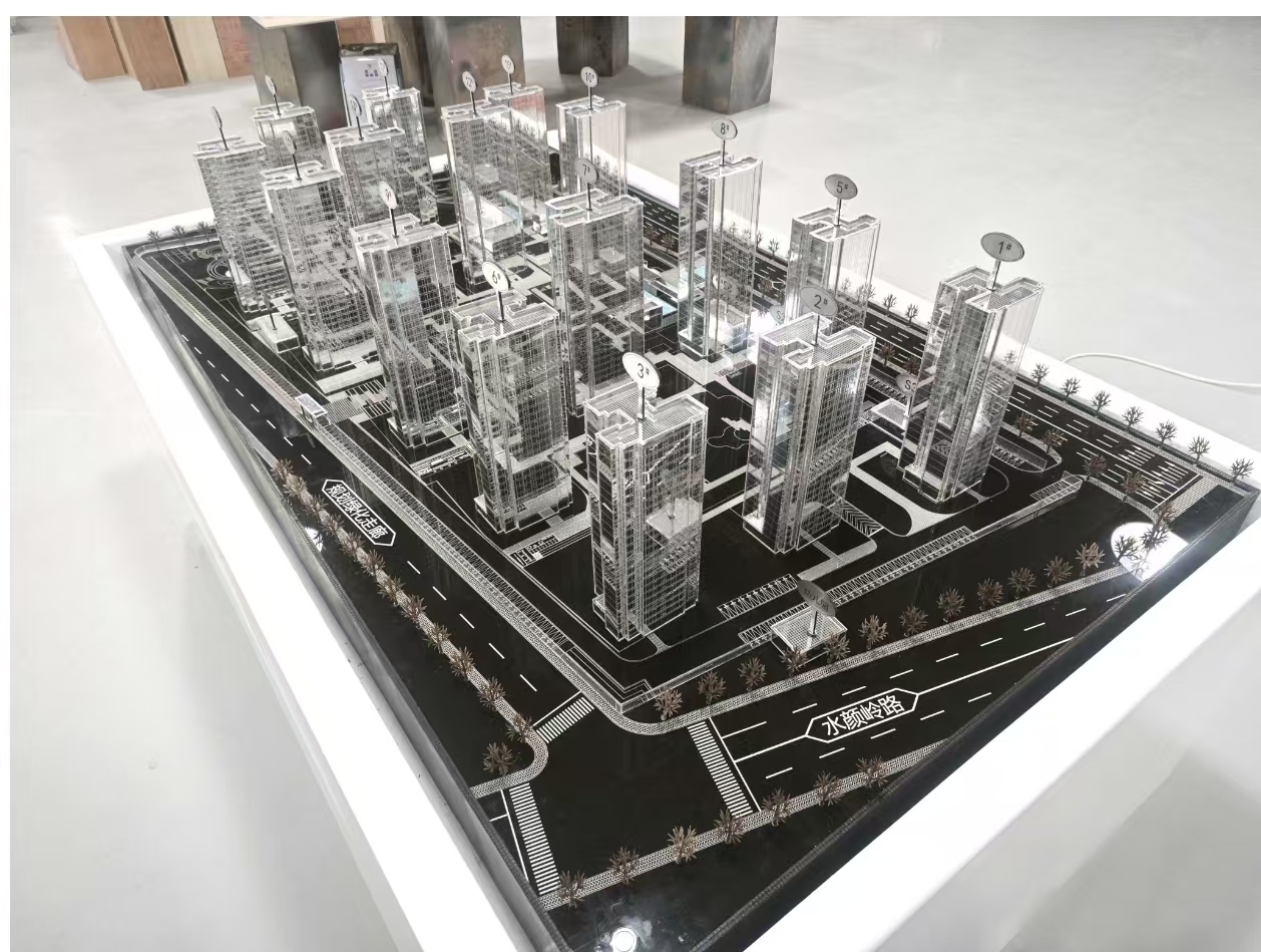 1:150 High Rise Building Scale Model Cityscape Models Architectural