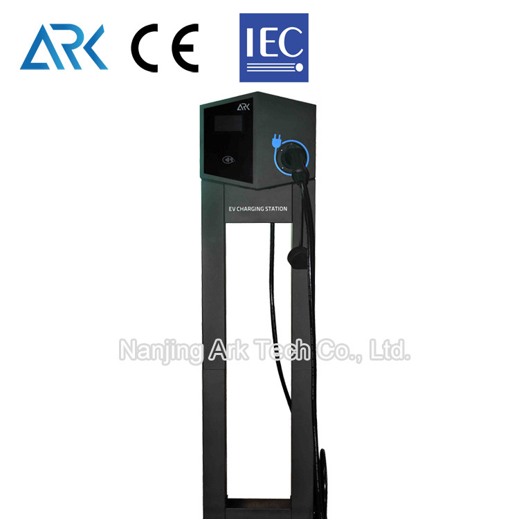 Wall And Pedestal Mounted OCPP 1.6J EV Car Charging Station 22KW