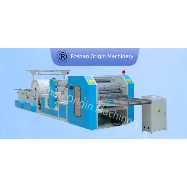 High-Performance Dinner Paper Napkin Making Machine For Tissue Industries 1/8 Folded