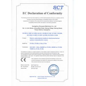 Zhuoyuan Co.,Ltd Certifications