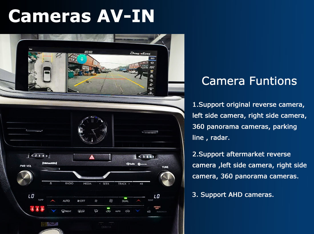 Lsailt CarPlay Android Interface Box for Lexus LX LX570 LX460d 2013-2021 8+128G Included NetFlix, YouTube