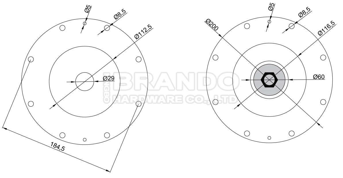 K10200 K10201 K10203 4'' Inch Mainfold Mount Pulse Jet Valve Membrane