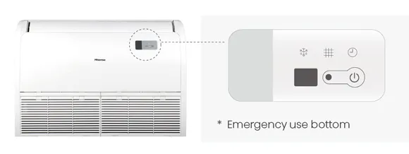 Hisense Ceiling Suspended Air Conditioner - Control Panel