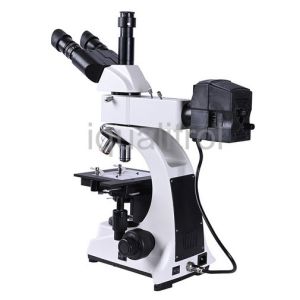 Upright Reflected Digital Metallurgical Trinocular Microscope with Polarizer