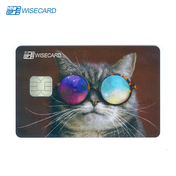 PVC Contactless Smart Card , Biometric Chip Card Full Color Offset Printing