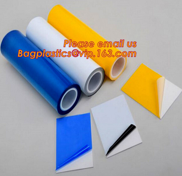 Custom self adhesive plastic protective film for floor/Profilm/glass,pe film watch strap protection custom printing