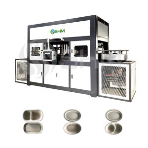 Quality Best Disposable Paper Lunch Box Making Machine Using Bagasse Pulp for sale