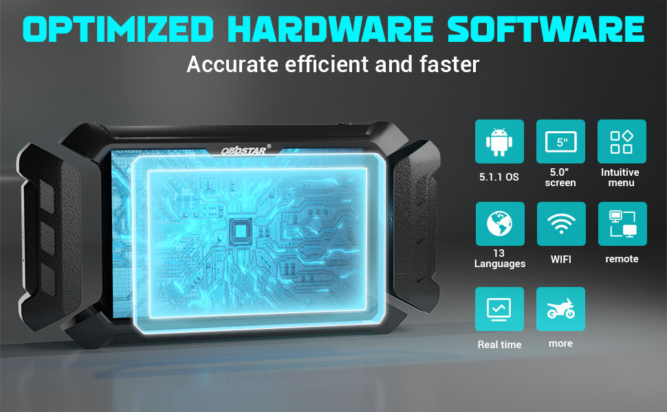 OBDSTAR ISCAN URAL Intelligent Motorcycle Diagnostic Tool Portable Tablet Scanner