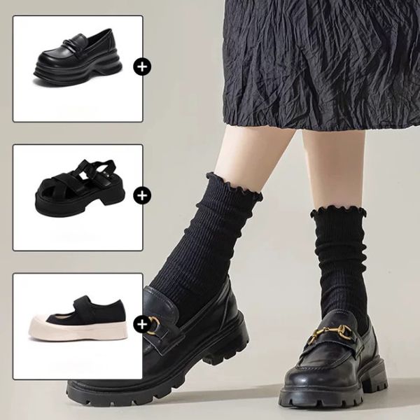 Sweat Absorbent Custom Women Socks Solid Color For Everyday Wear