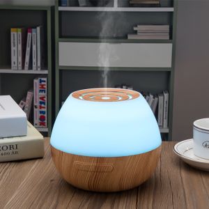 Indoor Humidifier Ultrasonic Wooden 300ml Smart Aroma Diffuser